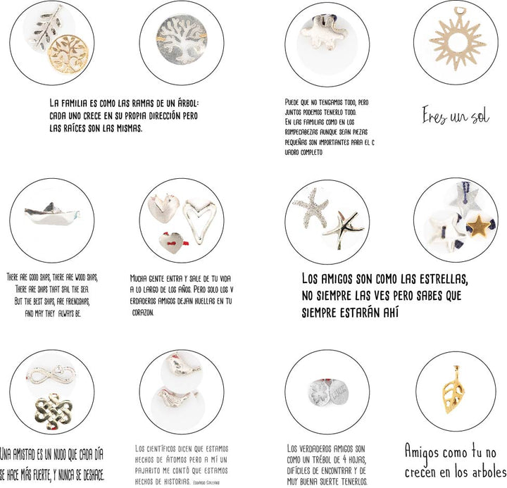 Pulseras macrame Familia y Friendship