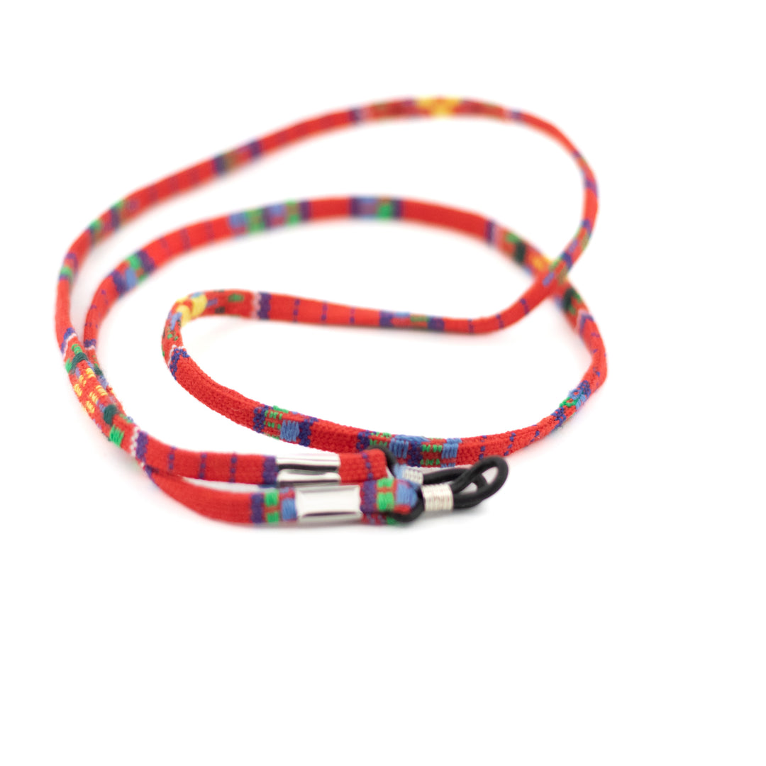 Eye glass strap telar plano