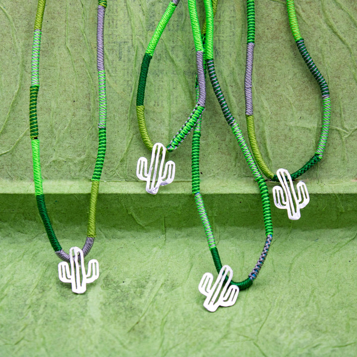 Collares Macrame Buena Vibra & Luck