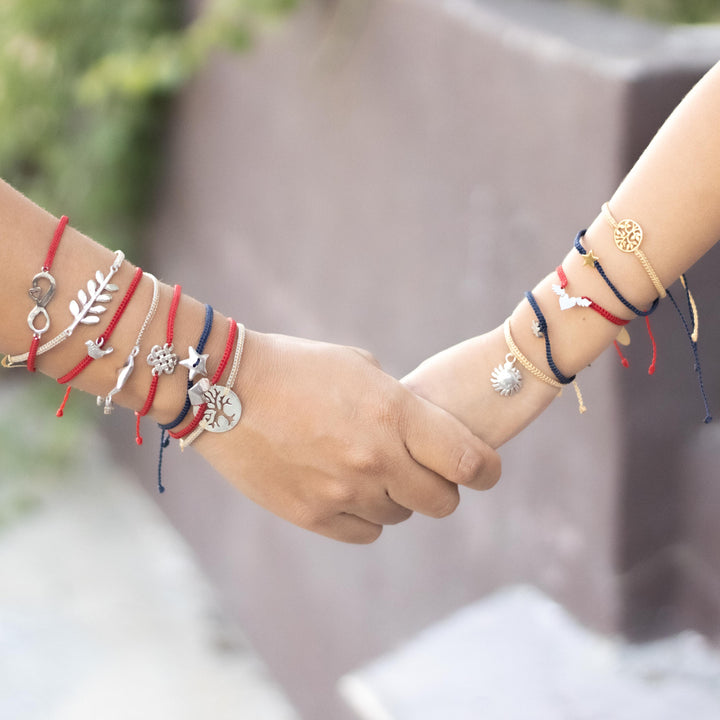 Pulseras macrame Familia y Friendship