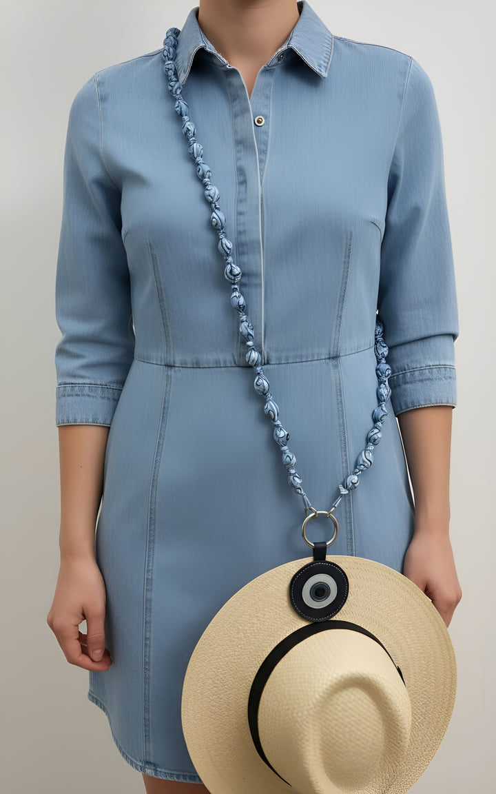 Hat Holder Piel Ojo Turco