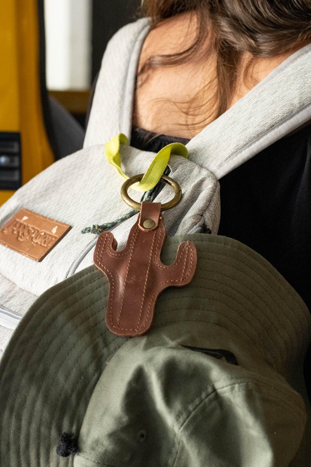 Hat Holder Piel Cactus